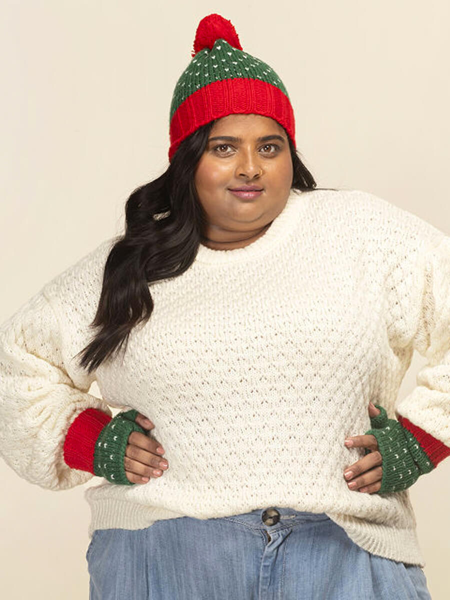 Christmas Knitting Hat