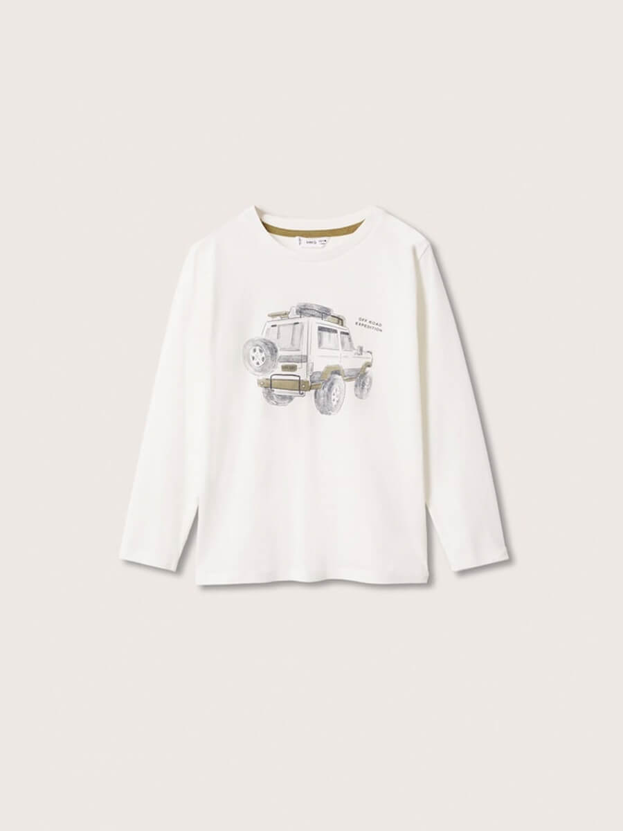 Car Print Long Sleeves
