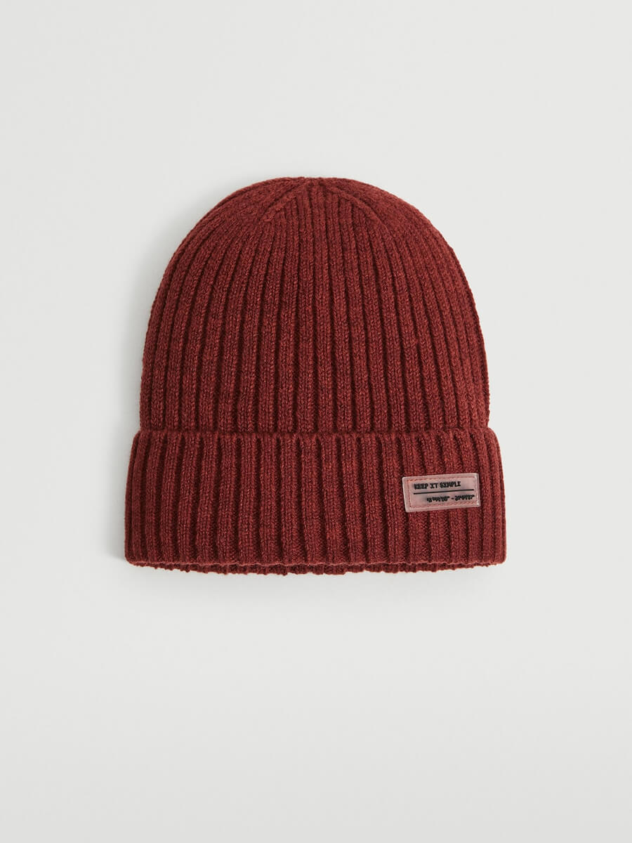 Basic Ribbed Knit Cap