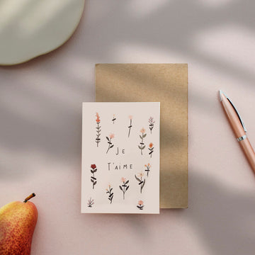 Floral Greeting Card
