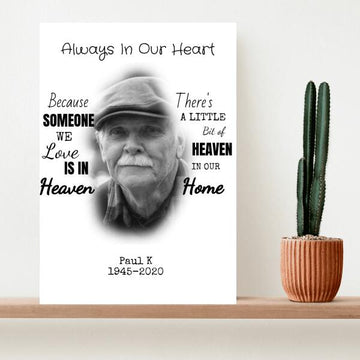 Personalized Memorial Canvas - Upload Photo