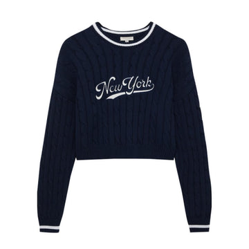 Sweatshirt with contrasting embroidery
