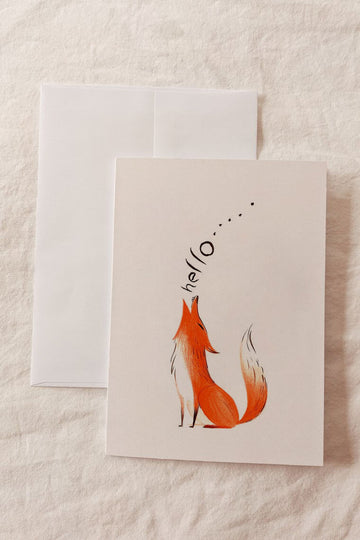 Foxy Greeting Card