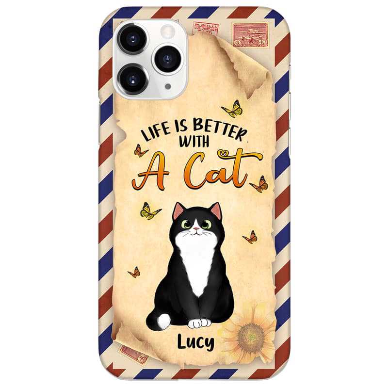 Envelope Cats Personalized Phone Case