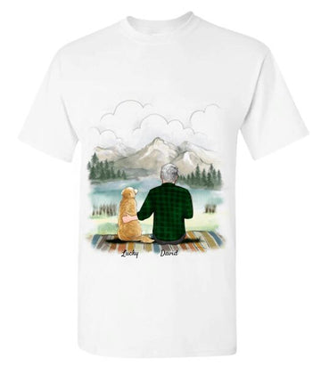 Man and Dog Personalized T-shirt