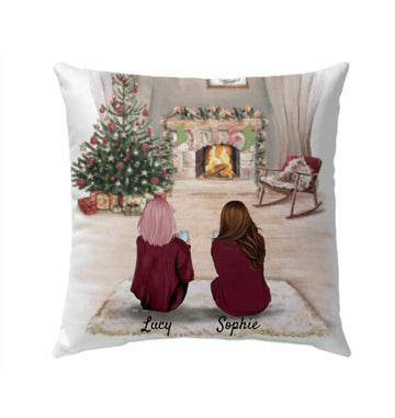 Best friends - Personalized Chistmas Pillow